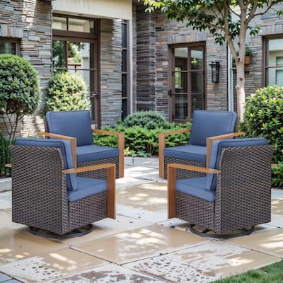 Pocassy Outdoor Patio Chairs Set for Garden Yards