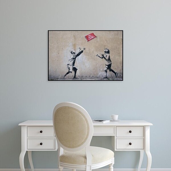 Easy Art Prints 's 'Wall Grafitti' Premium Canvas Art