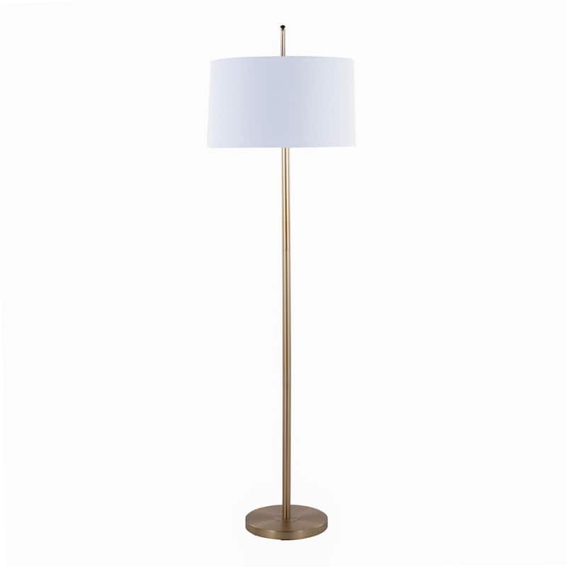 Silver Orchid Kerby 69" Metal Floor Lamp