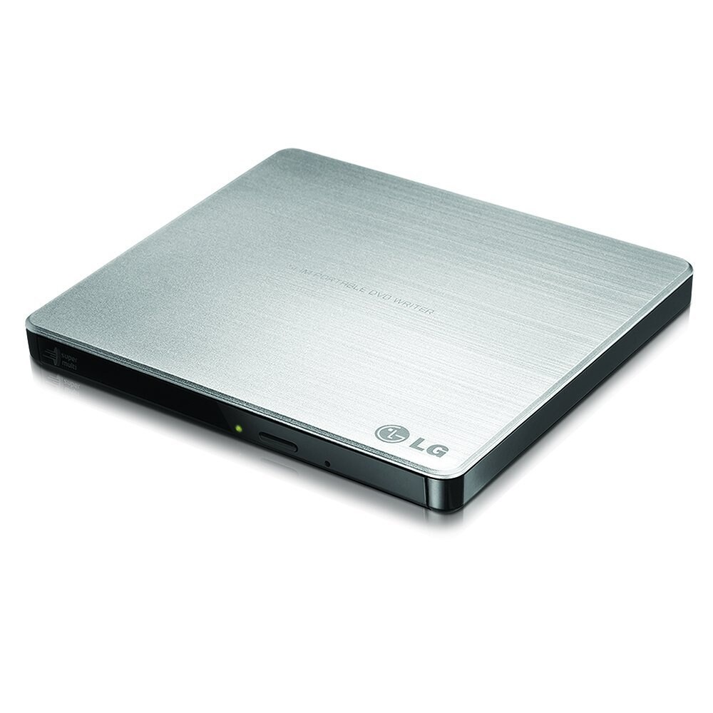 Lg Electronics 8X Usb 2.0 Super Multi Ultra Slim Portable Dvd Rewriter External Drive With M-Disc Support For Pc And Mac