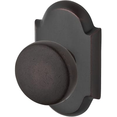 Baldwin Rustic Keyed Entry Single Cylinder Knobset with Rustic Arch