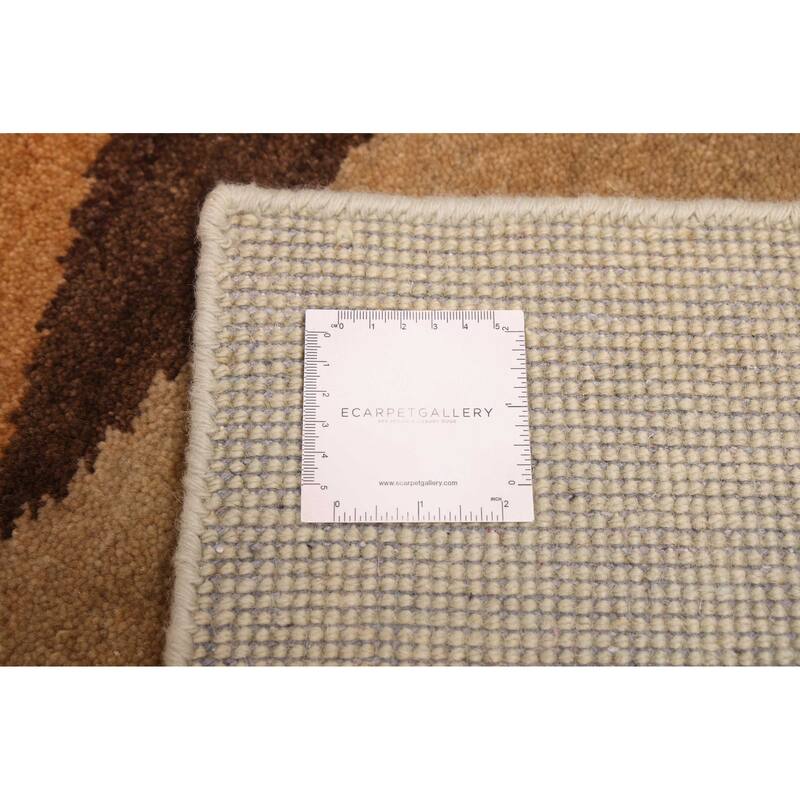 ECARPETGALLERY Hand-knotted Peshawar Ziegler Light Green Wool Rug - 5'1 x 6'10