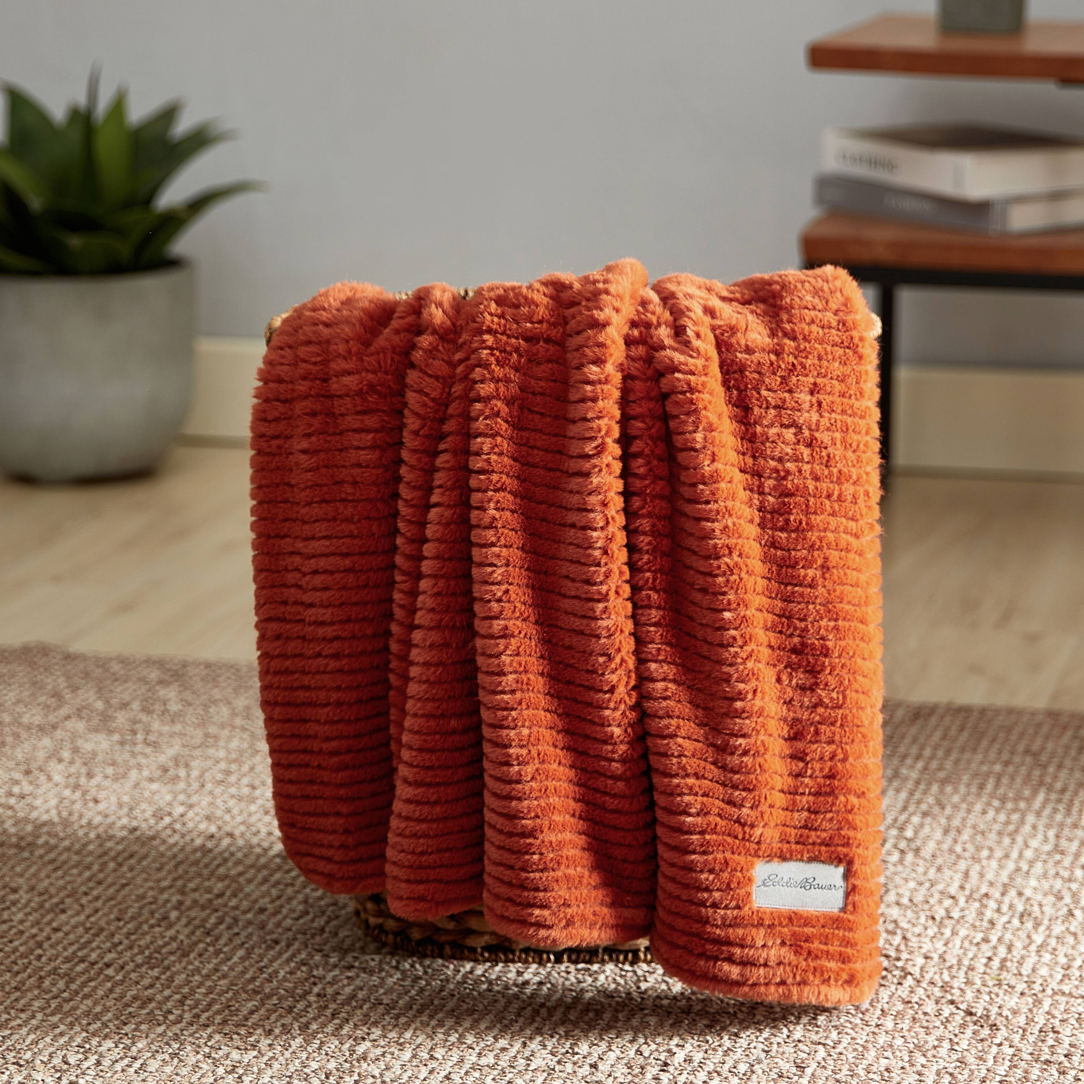 Dunelm sales orange throw