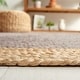 preview thumbnail 72 of 125, SAFAVIEH Handmade Natural Fiber Charlyne Bordered Round Jute Rug
