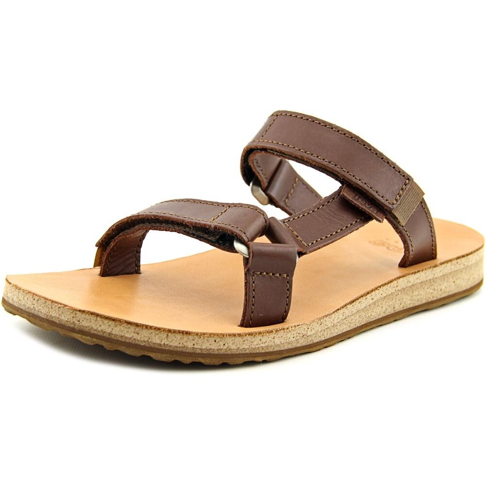 teva universal leather slide