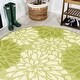preview thumbnail 18 of 119, JONATHAN Y Marvao Modern Floral Textured Weave Indoor/Outdoor Area Rug
