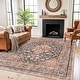 preview thumbnail 37 of 76, Traditional Flat Pile Washable Rug – Pet Friendly, Non-Slip, Ideal for Living Room, Entryway, or Bedroom 7'7" x 9'6" - Black