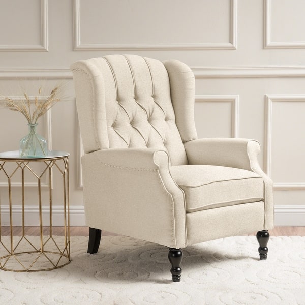 Christopher Knight Home Charell Traditional Microfiber Recliner in the