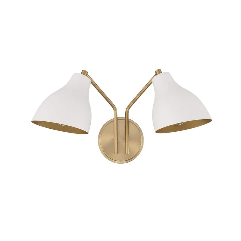 Meridian M90075 2 Light 10" Tall Wall Sconce
