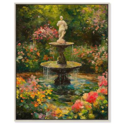 Poured Peace Canvas by Art Remedy