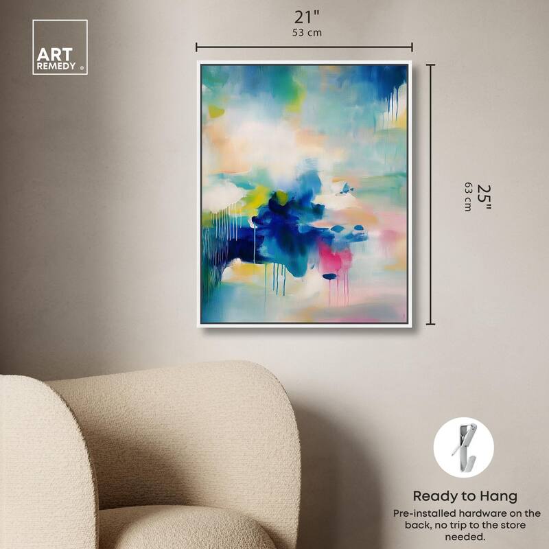 Prismatic Weeps Color II Canvas by Art Remedy