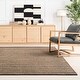 preview thumbnail 6 of 18, Home Conservatory Gravel Handwoven Jute Area Rug