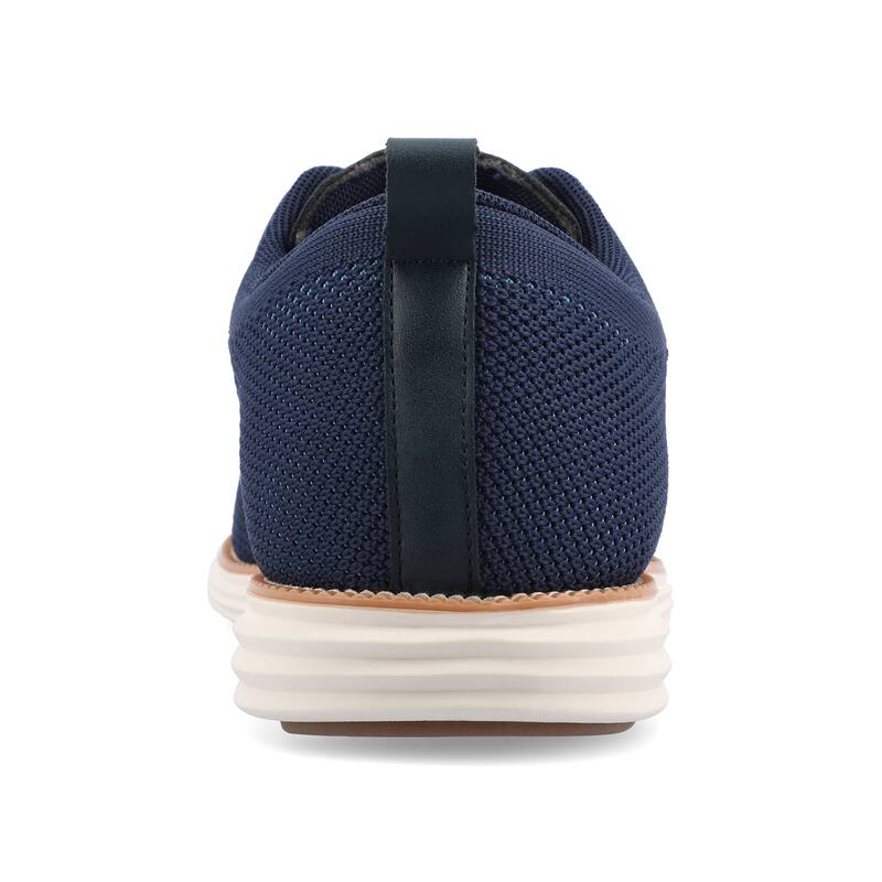 Vance Mens Medium and Wide Width Mens Ezra Knit Wingtip Dress Shoe