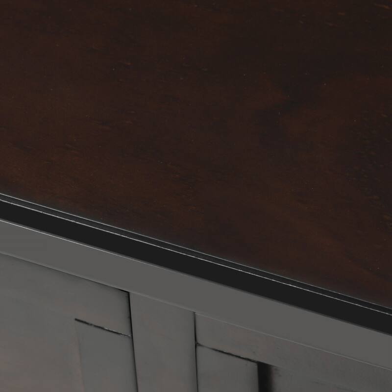 Narrow Console Table, Slim Sofa Table with Three Storage Drawers and Bottom Shelf