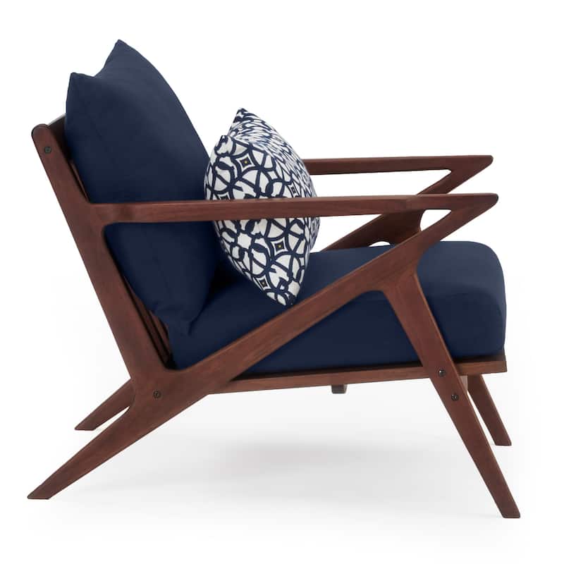 Vaughn 2 Piece Sunbrella Outdoor Patio Club Chairs