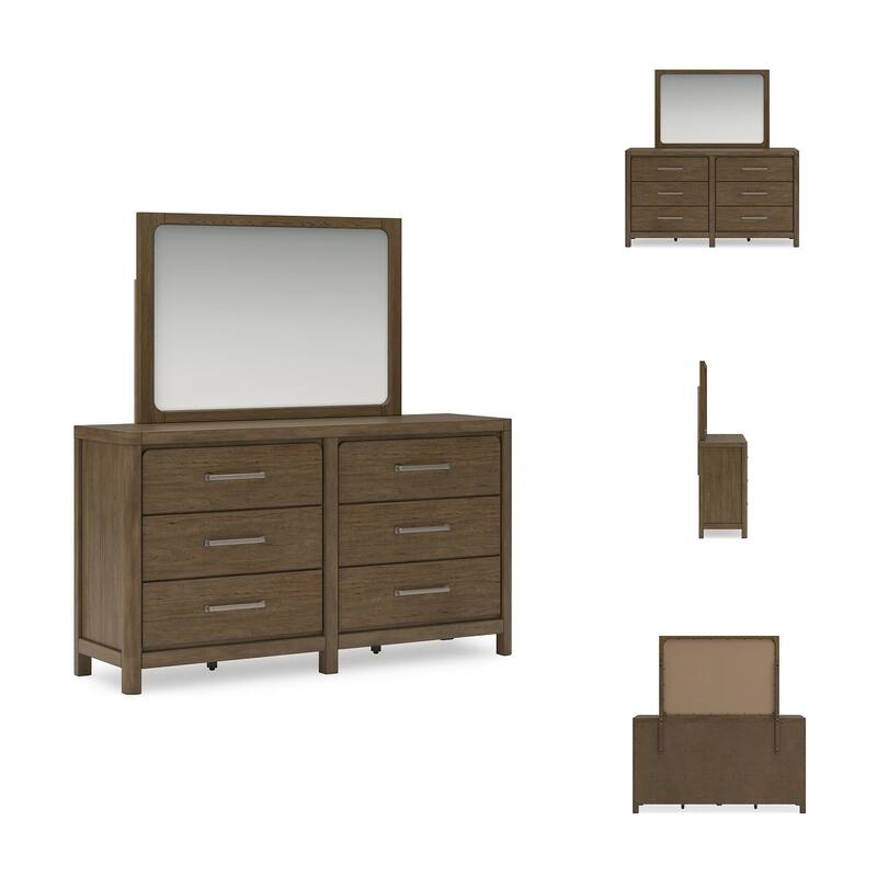 Signature Design by Ashley Cabalynn Brown Dresser and Mirror
