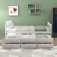 preview thumbnail 11 of 16, Elegant Twin Daybed with Trundle and Storage Drawers - Versatile & Space-Saving