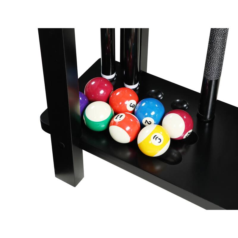 Hathaway Classic 28-in Floor Billiard Cue Rack - Black