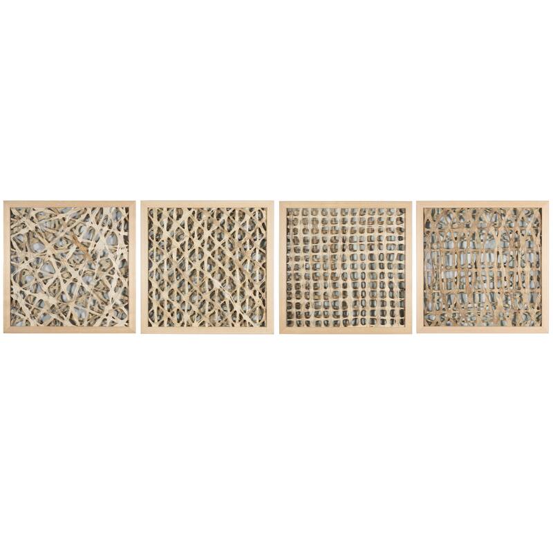 HUJI Papier-mache Shadow Box Wall Decor