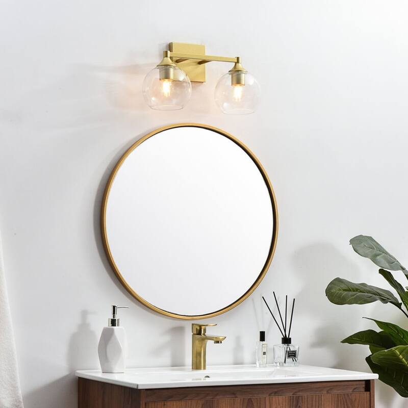 Elegant Lighting LD7308W16 Eero 2 Light 16" Wide Vanity Light