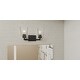 preview thumbnail 6 of 5, Almany 2-Light Matte Black Bath Light