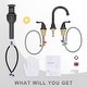 preview thumbnail 24 of 34, WOWOW 8 Inch Widespread Bathroom Faucet in Morden