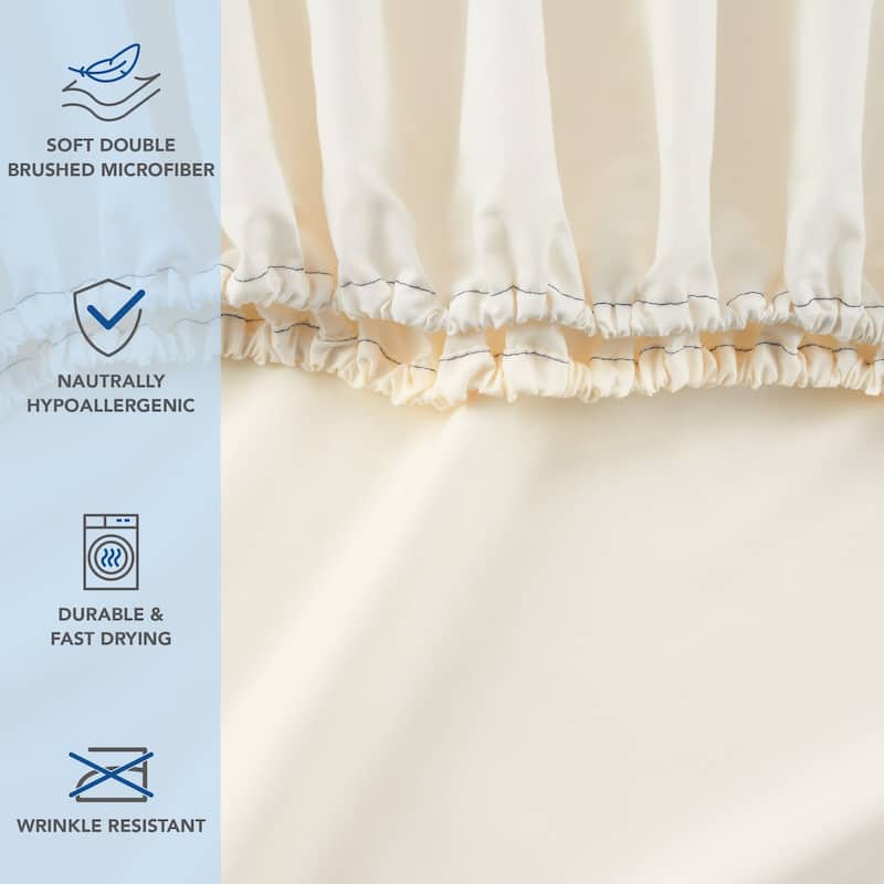 Host & Home Microfiber Fitted Sheets (6 Pack)