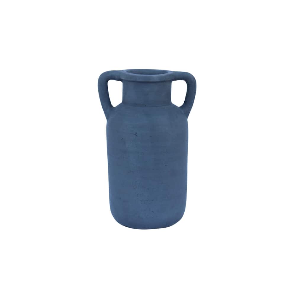 Textured Terracotta Accent Vase - 10.5"