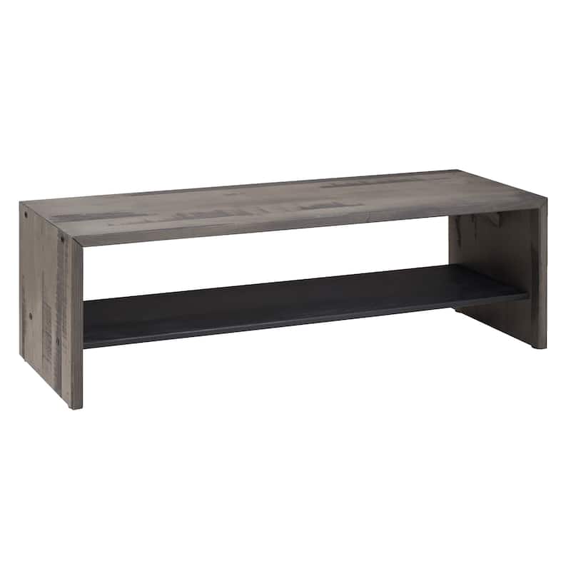 Middlebrook 58-inch Solid Wood Entry Bench with Lower Shelf