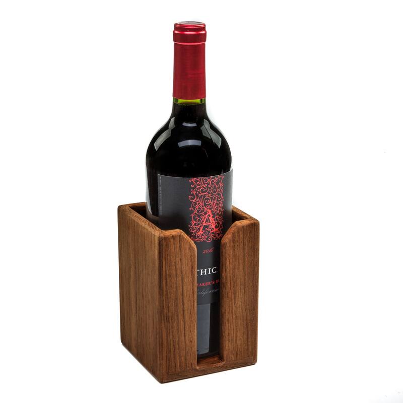 Teak Wine Bottle Storage/Holder