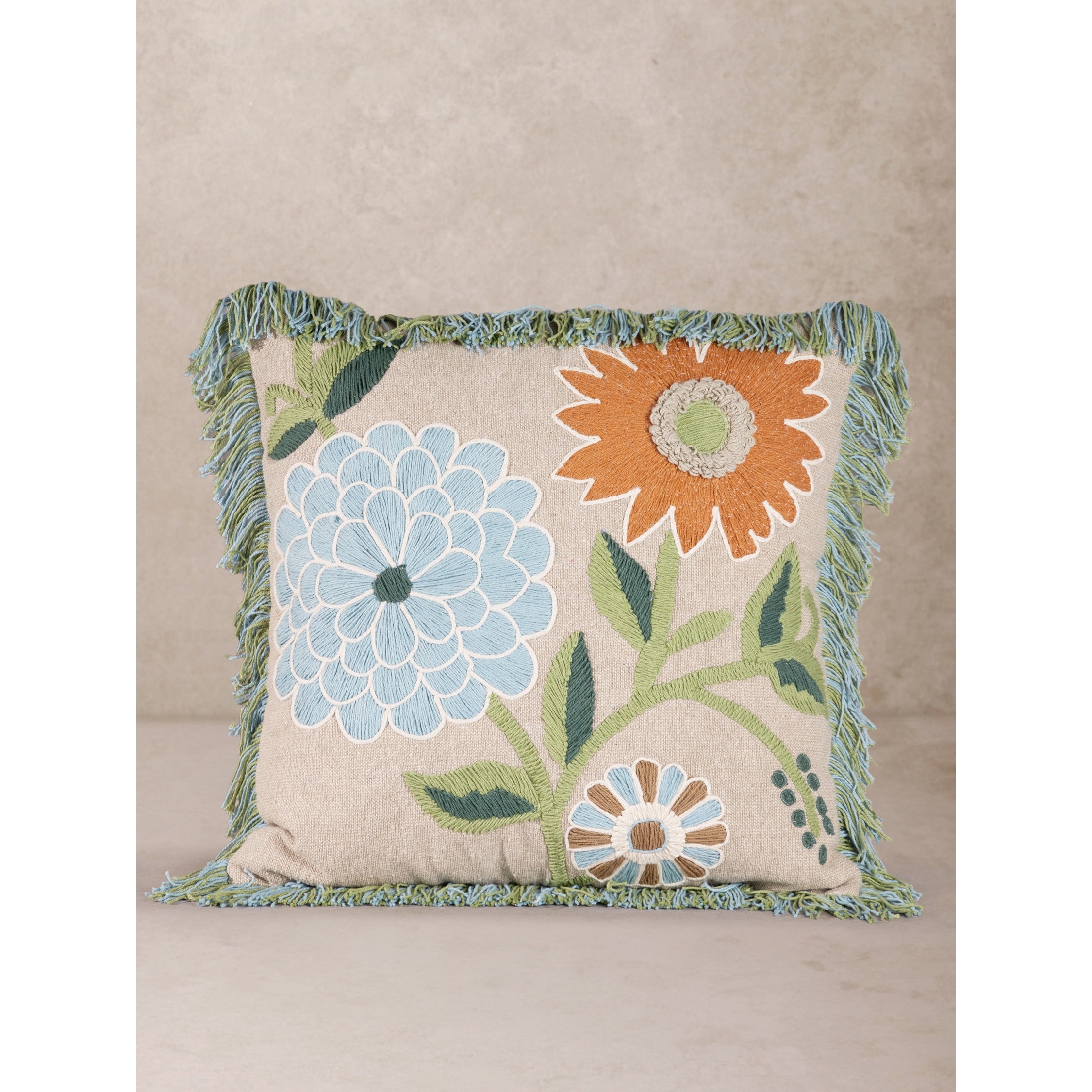 Montana Botanical Textured Pillow Cover