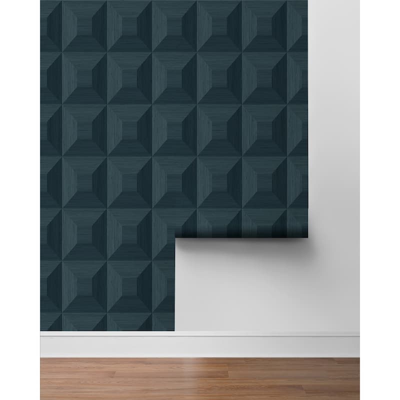 NextWall Quadrant Geo Peel and Stick Wallpaper