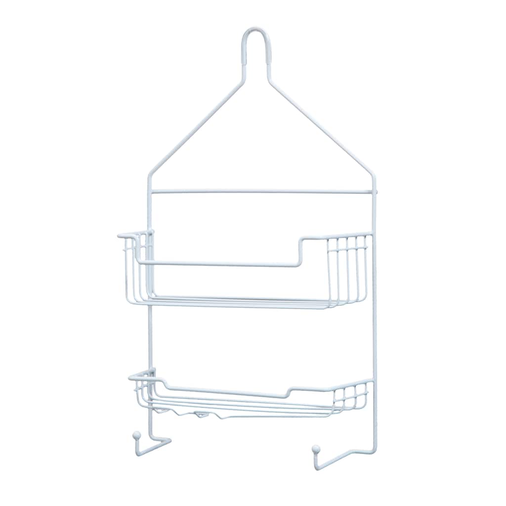 Kenney Rust-Resistant 2-Tier Small Hanging Shower Caddy - White