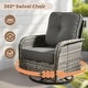 preview thumbnail 14 of 56, XIZZI Outdoor Patio Furniture Wicker Sofa Swivel Chair Set