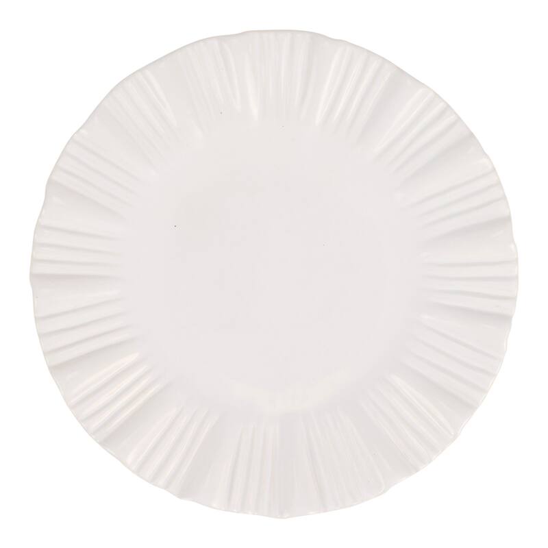 viva by VIETRI Bari White Small Round Platter