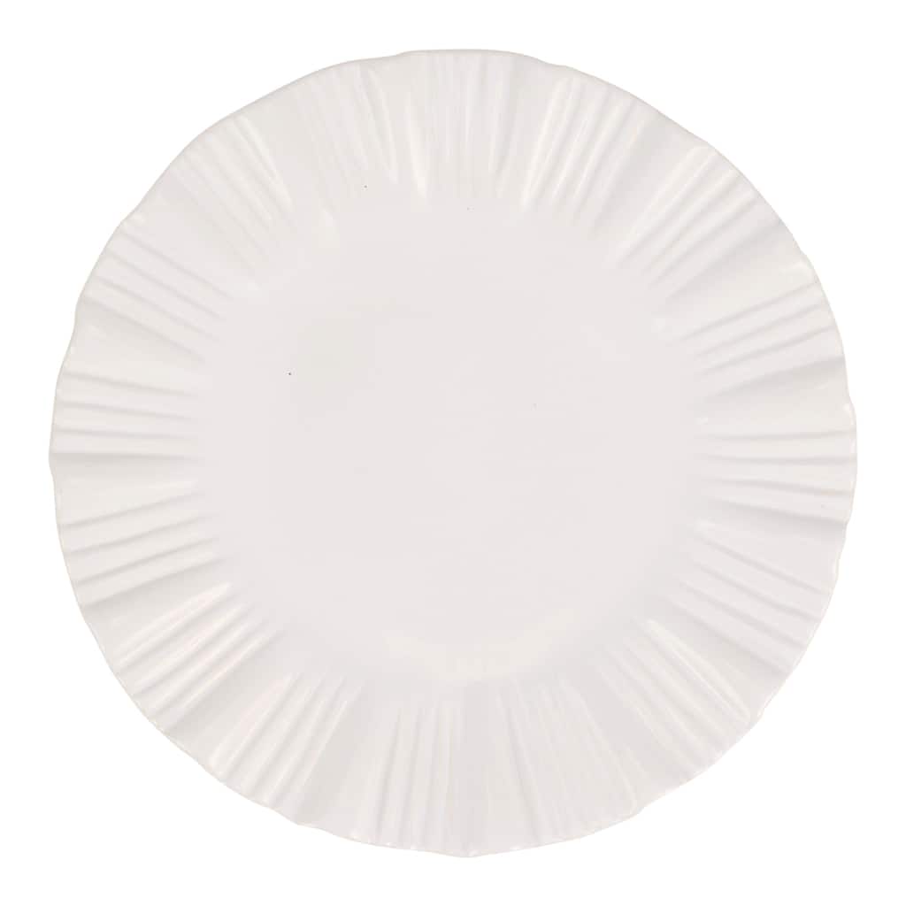 viva by VIETRI Bari White Small Round Platter