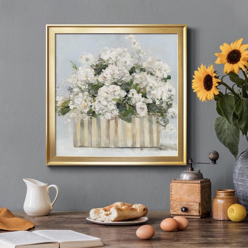 Sweet Hydrangeas-Premium Framed Canvas - Ready to Hang