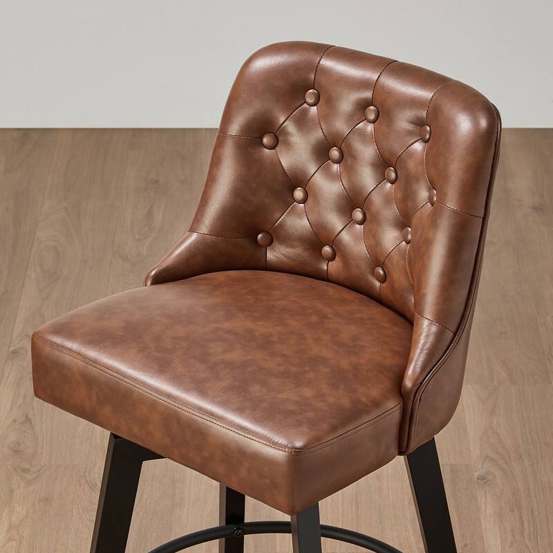 Chris 26 inch Swivel Counter Height Bar Stool Set