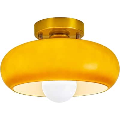 11.02 inch bedroom light brown ceiling light glass kitchen light