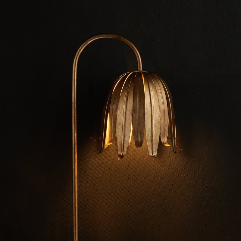 Acroma 23.63" Arched Steel Dimmable Table Lamp - N/A