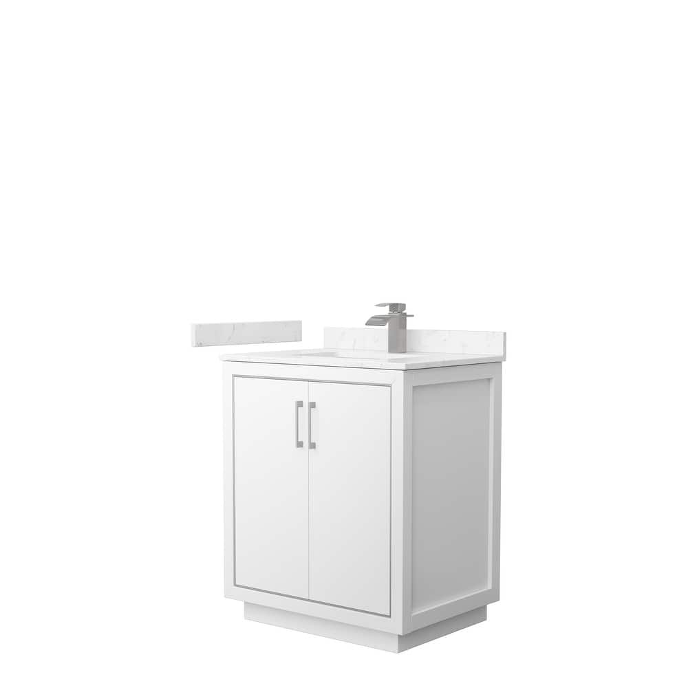 Icon Single Vanity Set, Cultured Marble Top, No Mirror
