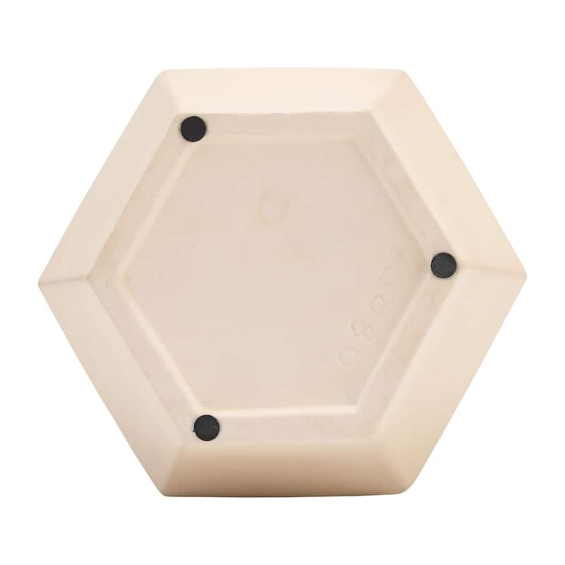 Sagebrook Home Neutral Textured Ceramic Artisan Vase - Timeless Decor Piece