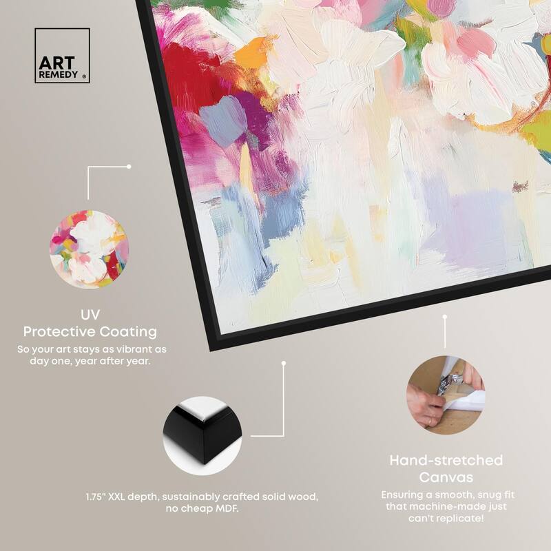 Saturated Colors I Canvas by Art Remedy