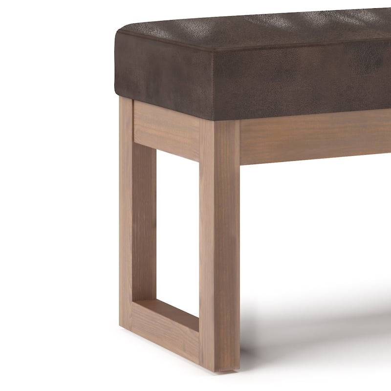 WYNDENHALL Madison 44 inch Wide Contemporary Rectangle Ottoman Bench