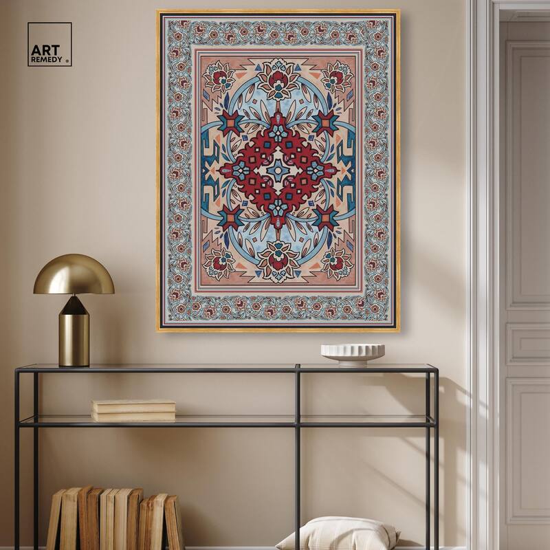 Ornamental bloom Canvas by Art Remedy