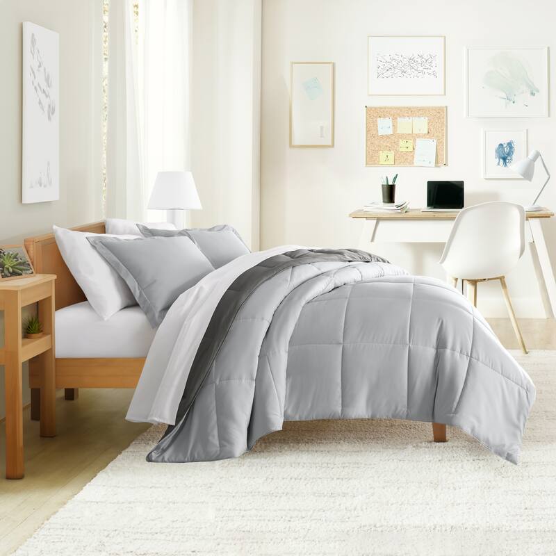 Simply Essential Dorm In A Bag Comforter, Sheet Set and Mattress Pad