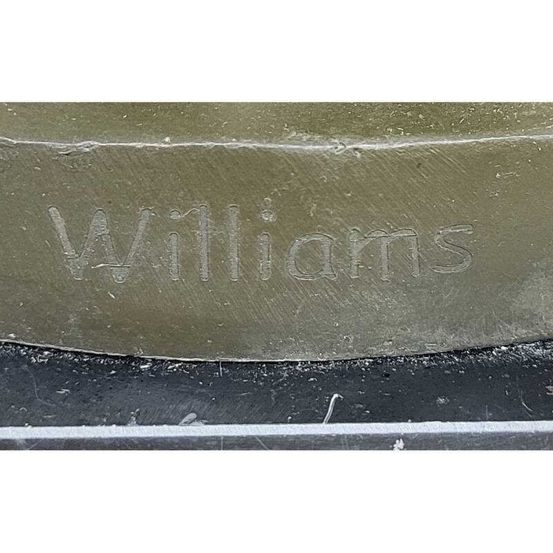 Bronze Jazz Musician Playing Saxophone On Marble Base