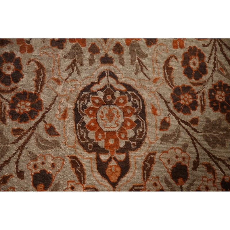 Antique Tabriz Haj Jalili Persian Rug Handmade Floral Wool Carpet - 13'5" x 18'9"
