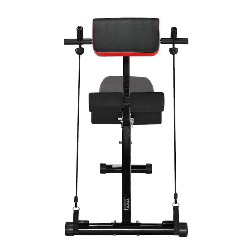 Roman Chair Back Extension Hyperextension Bench Adjustable Foldable Home Gym - Multi - Multi