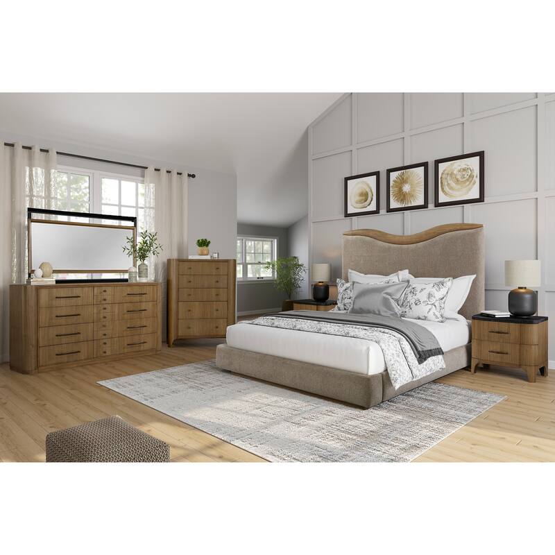 2 Drawer Nightstand (Stone Top)